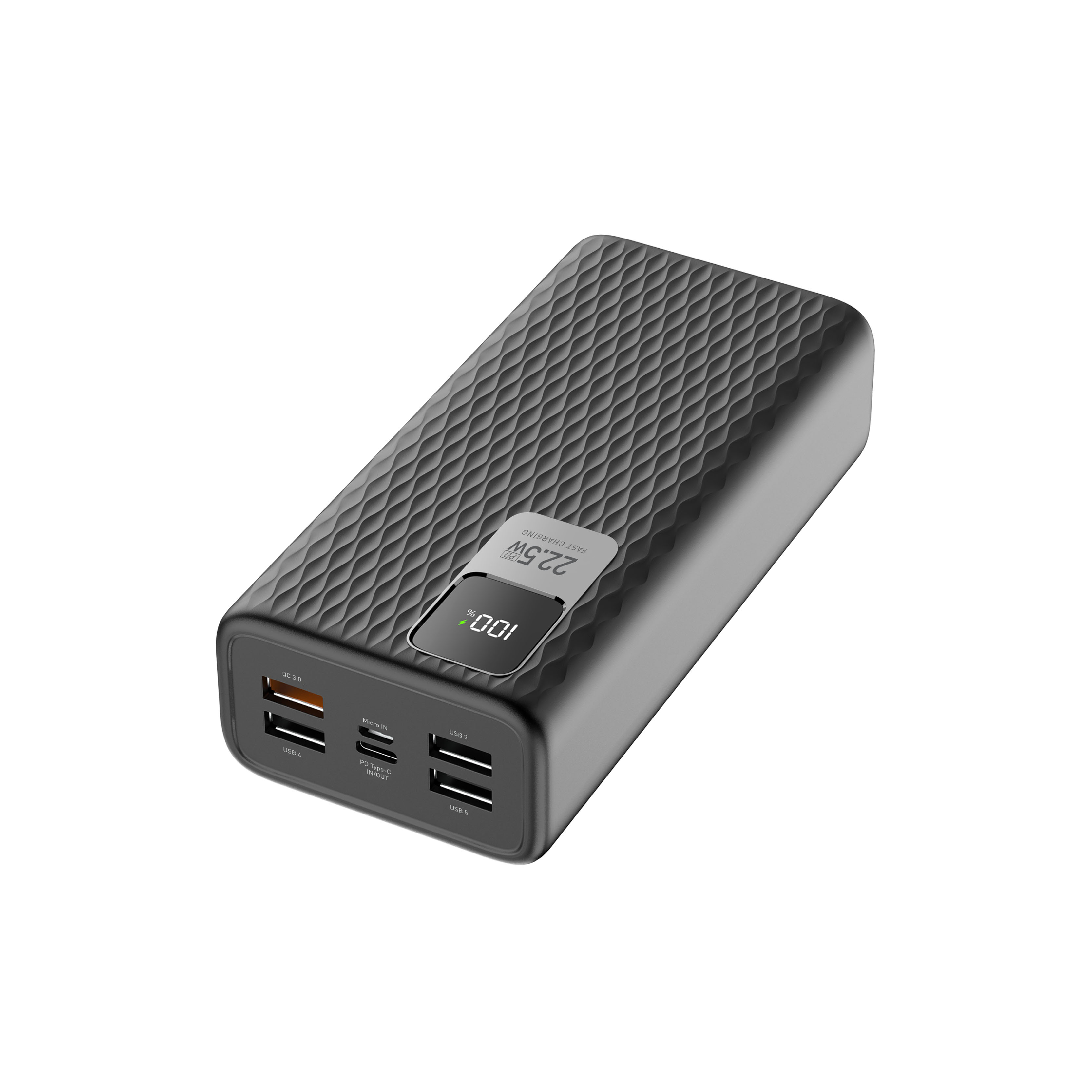 Platinum NEXUS Series Power Bank 30000mAh - Black - P-PBNXS30PDBK