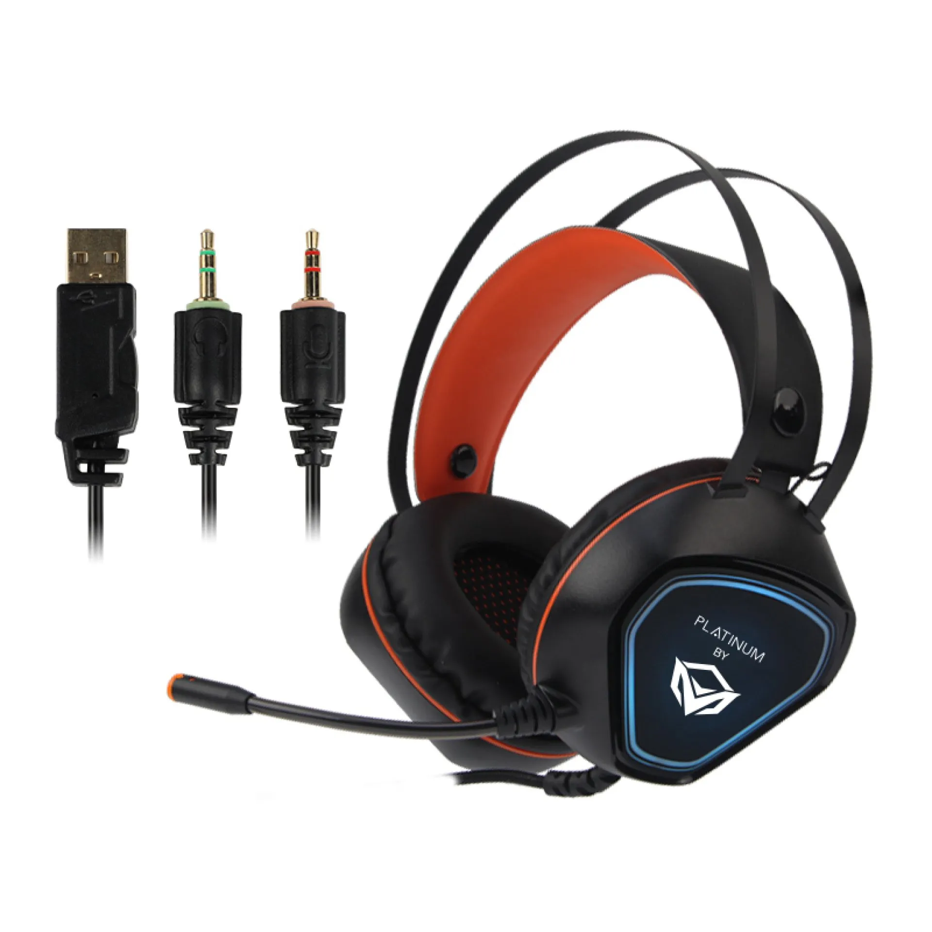 MT-HP020-A-PLAT Backlit Gaming Headset