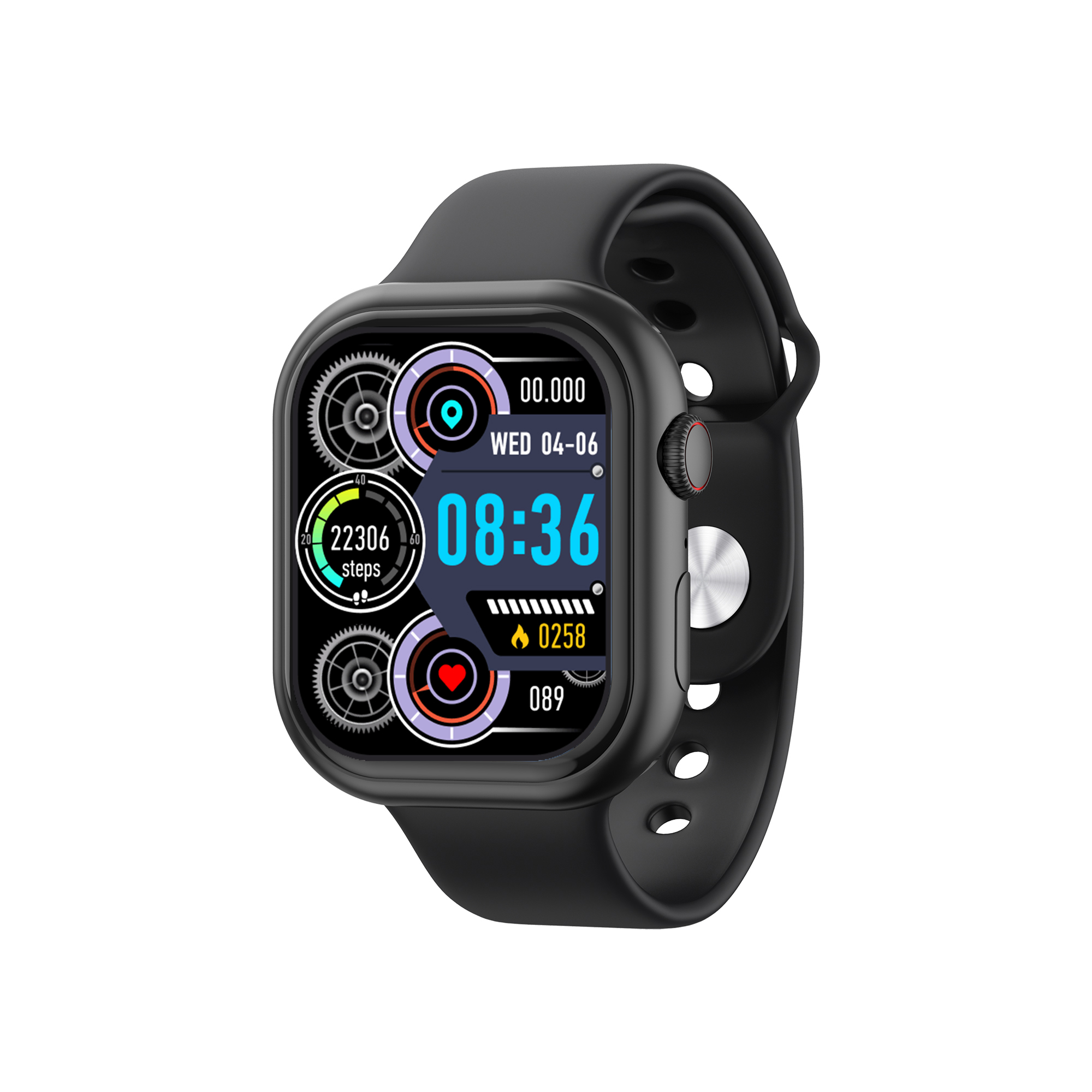 Platinum Smart Watch HALE C2 with BT Calling Black - P-SWHALEC2BK